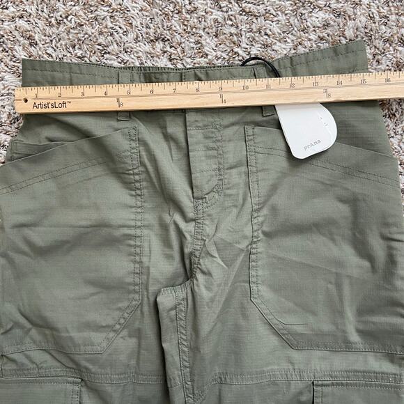 Prana Palisades Ripstop Utility Pant Womens 6 Rye Green 29" Relaxed Fit Straight - Picture 9 of 13